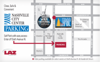 Parking Map for TPAC James K. Polk Theater Nashville TN Parking Map for TPAC James K. Polk Theater