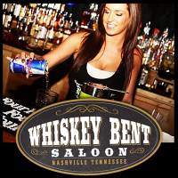 Whiskey Bent Saloon in downtown Nashville Tennessee Serving a variety of different whiskeysWhiskey Bent Saloon