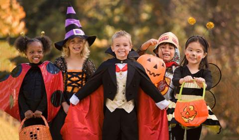 Nashville's Best Halloween and Fall Activites Kids dressed in costume for a halloween party in Nashville Tennessee