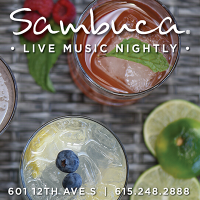 Enjoy Live Music 7 days a week at Sambuca Restaurant in downtown Nashville