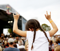 Pilgrimage Festival in Franklin Tennessee Young and Old rocking out at the Pilgrimage Festival in Franklin Tennessee