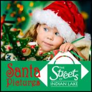 Kids get pictures with Santa at the Streets of Indian Lakes in Hendersonville TN